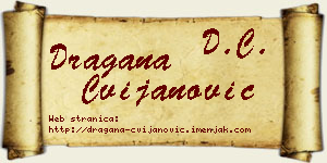 Dragana Cvijanović vizit kartica